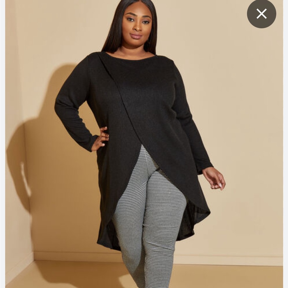 Ashley Stewart women’s plus size crossover sweater size 14/16